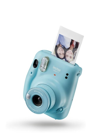 Fujifilm Instax Mini 11 Instant Camera - Sky Blue and 10 Shot Pack Bundle