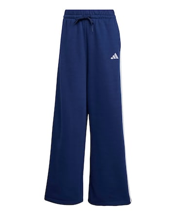adidas 3 Stripe Wide Leg Joggers