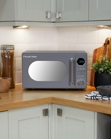 Russell Hobbs RHM2044G Retro 20 Litre Grey Digital Microwave