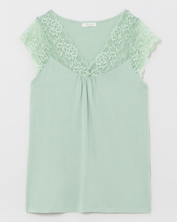 Nora Rose Julia Jersey Cap Sleeve Pyjama Set