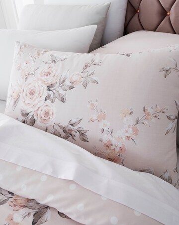 Catherine Lansfield Canterbury Blush Cotton Blend Duvet Cover Set