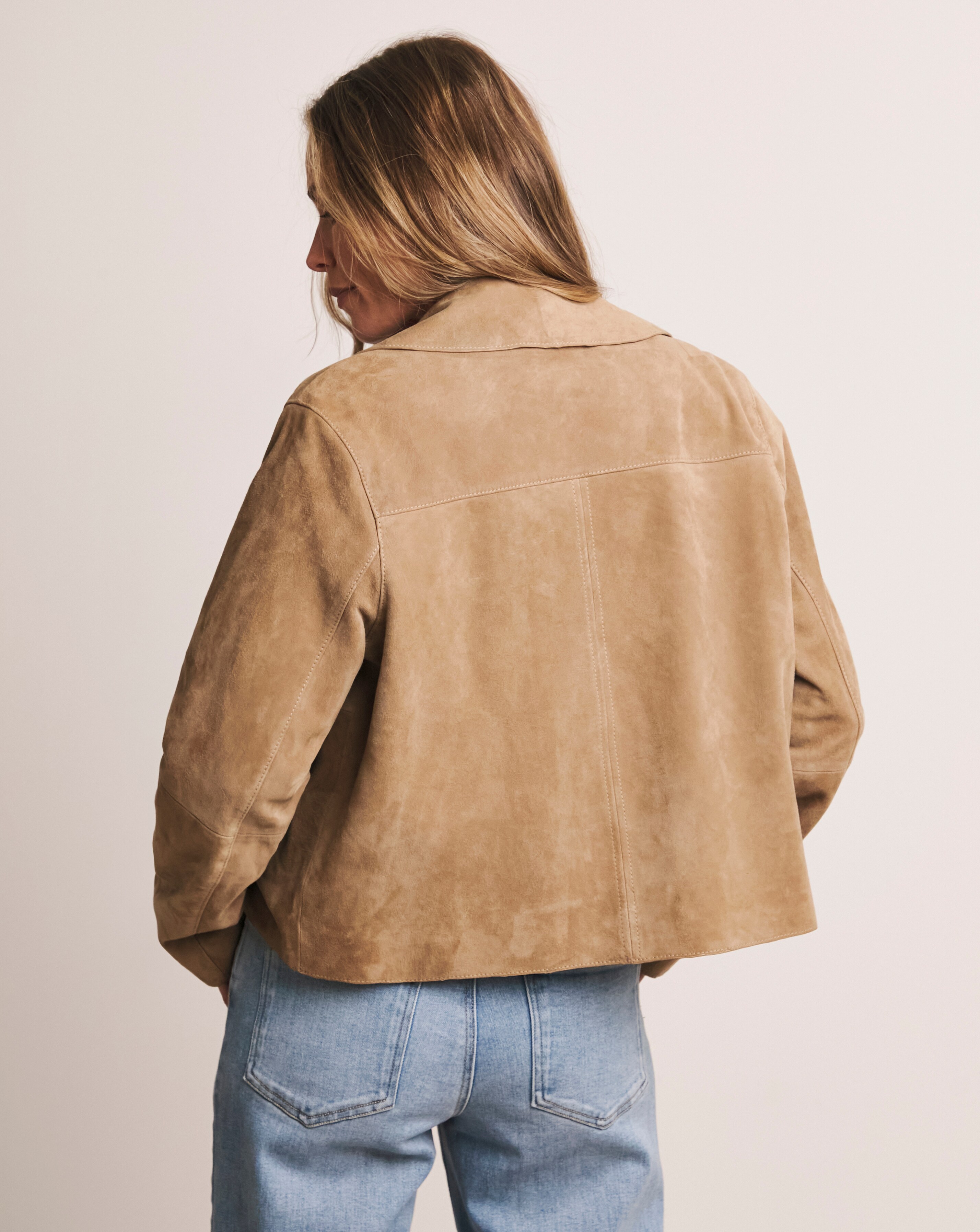 ジャケット・アウター THE ANTHOLOGY EXCLUSIVE TRUCKER JACKET Anthology Suede Trucker Jacket | Premier Man