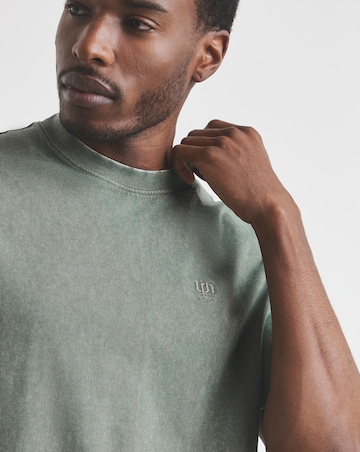 Union Garment Dyed Relaxed Fit T-Shirt- Brown