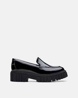Clarks Page Patent Leather Loafer Standard Fit