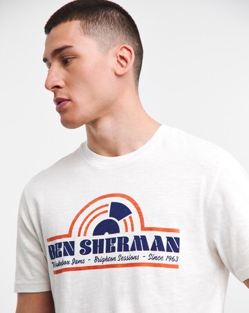 Ben Sherman Juke Box Jams Slub T-Shirt