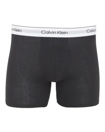 Calvin Klein Modern Cotton Stretch Boxer Brief 3 Pack - Blk/ Gry/ Wht