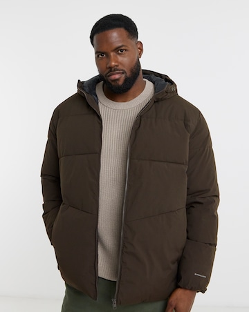 Jack & Jones Global Puffer Coat - Brown