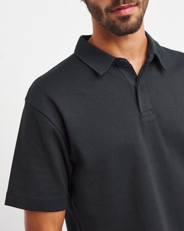 Relaxed Fit Interlock Polo Reg