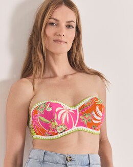 Figleaves Frida Underwired Bandeau Bikini Top