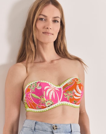 Figleaves Frida Underwired Bandeau Bikini Top