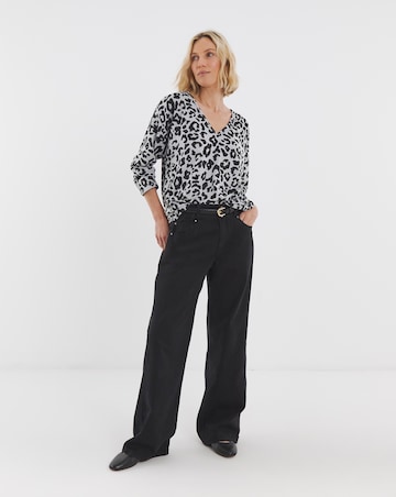 Soft Touch V-Neck Longline Top