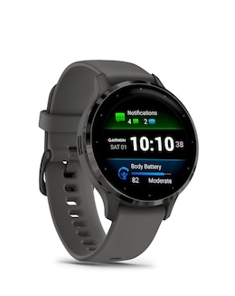 Garmin Venu 3S 41mm Smartwatch - Pebble Grey &amp; Slate with Silicone Band