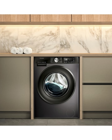 Hisense 3S Series WF3S8043BB3 WiFi-enabled 8kg 1400 Spin Washing Machine - Black