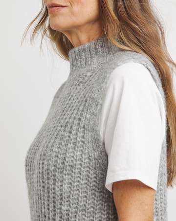 Sleeveless Roll Neck Tunic