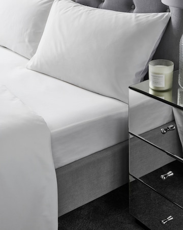 Hotel Collection 300TC Cotton Sateen Extra Deep Fitted Sheet