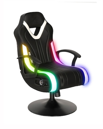 X Rocker Fury 2.1 Audio LED Console Gaming Chair for Juniors - Black