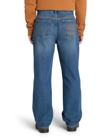 Timberland Sandown Pocket Embroide Tree Logo Denim Jeans - Blue