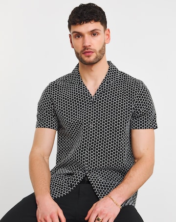 Broderie Cuban Collar Shirt