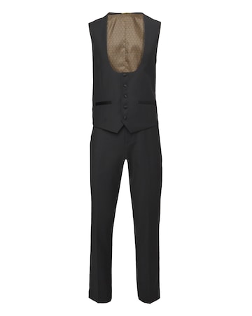 Premium Textured Tuxedo Waistcoat