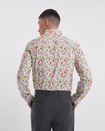 William Hunt Print Formal Shirt