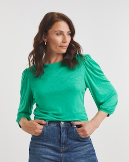 Volume Sleeve  Boxy Top