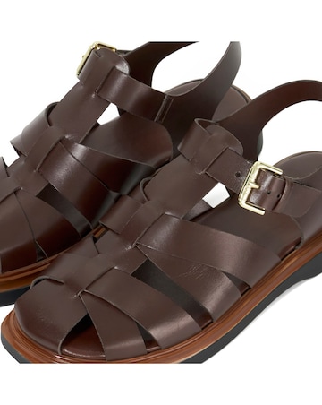 Dune Lisherman Leather Sandals
