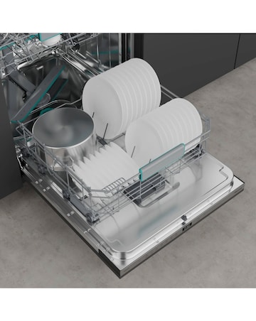 Hisense HV16CUK Fully Integrated Full Size Dishwasher 16 Place Settings Black