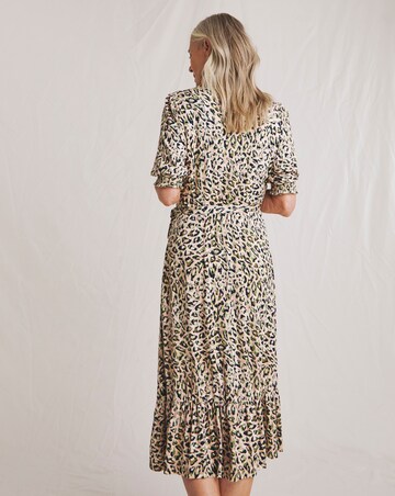 Julipa Button Front Dress with Shirring