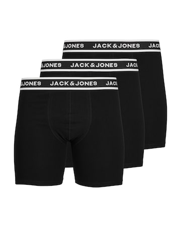 Jack & Jones Boxers 3 Pack - Black