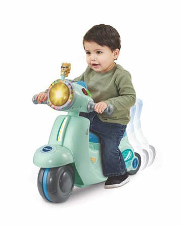 Vtech 2-in-1 Ride & Balance Scooter blue