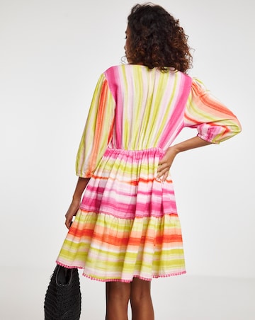 Plunge Mini Beach Dress