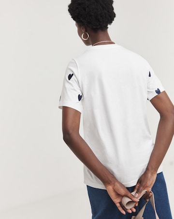 Embroidered Heart T-Shirt