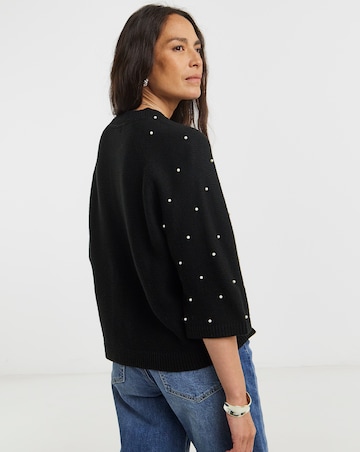 Black Pearl Short Sleeve Jumper