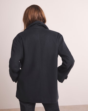 Anthology Navy Wool Blend Pea Coat