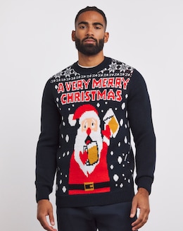 Navy Christmas Jumper