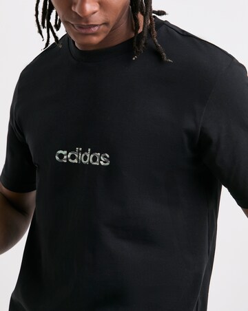 adidas Camo Linear T-Shirt
