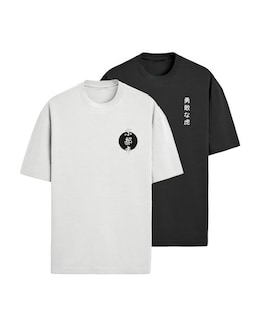 Jack &amp; Jones Tiger Back Graphic T-Shirt 2 Pack - Multi