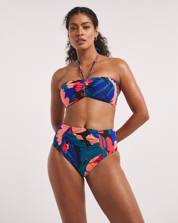Tropical Mix and Match Non Wired Bandeau Bikini Top