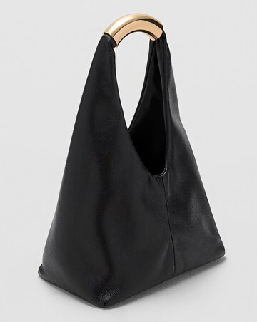 Mango Metal Top Handle Bag