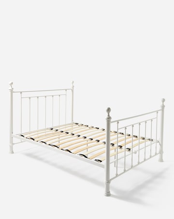 Julipa Lucie Bed Frame with 3 Layer Memory Foam Hybrid Mattress