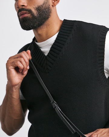 Black Cricket Vest