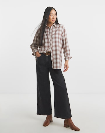 Oversized Check Shirt