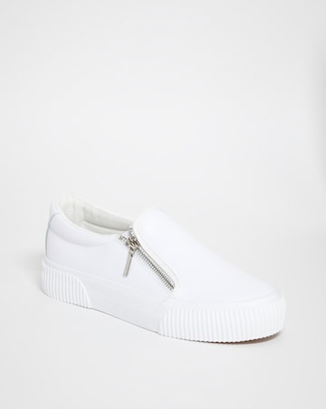 Esme Side Zip Trainers - Extra Wide Fit (EEE)