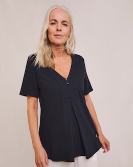 Julipa Contrast Stitch Pure Cotton Top