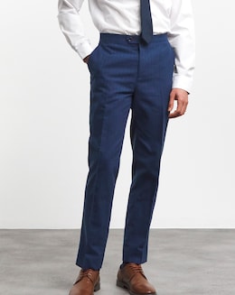 Joe Browns Striped Cotton Linen Suit Trouser