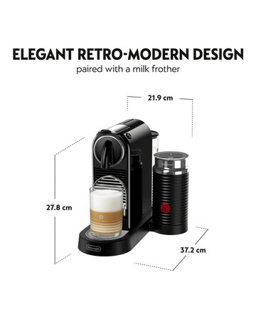 Nespresso Citiz Coffee Machine with milk frother