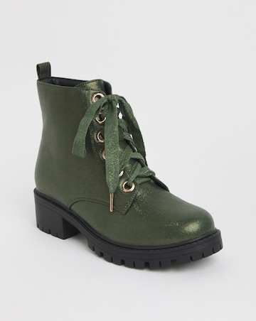 Joe Browns Chunky Lace Up Boot Extra Wide Fit