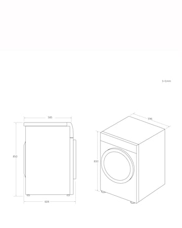 Hoover H-DRY 350 HRE H9A3TE-80/N 9kg Heat Pump Tumble Dryer White + Install