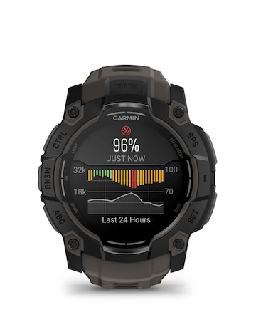 Garmin Instinct 3 50mm Smart Watch - Black/Charcoal