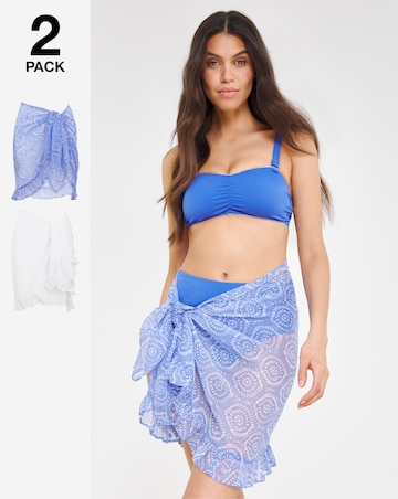 2 Pack Value Beach Sarongs